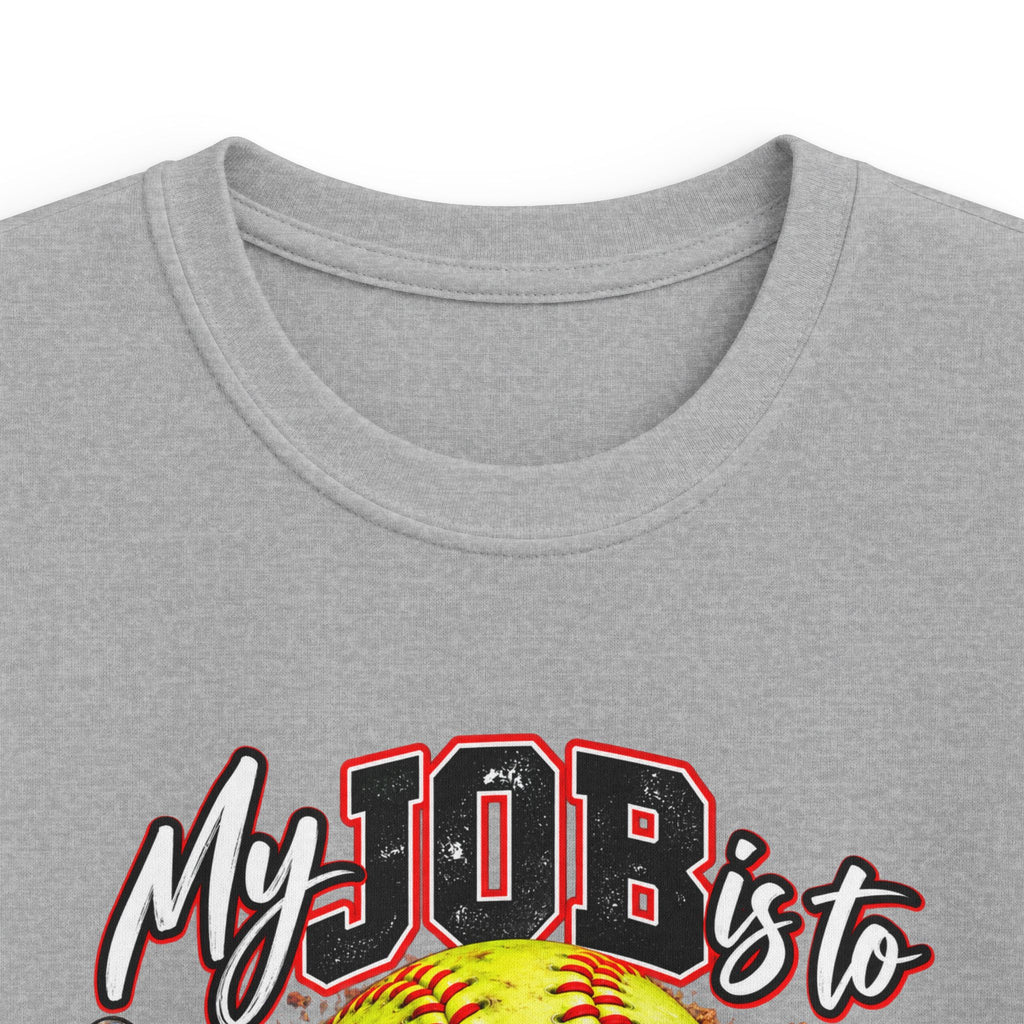 Softball My Job is to GOB! Get on Base! Kids Softstyle Tee