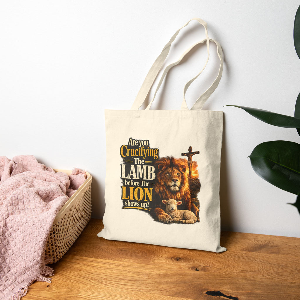 Lion and Lamb Tote