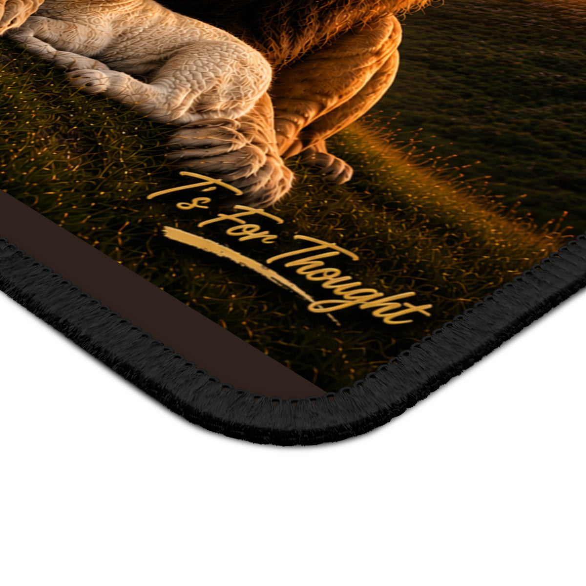 "Are You Crucifying the Lamb Before the Lion Shows Up?" Mouse Pad