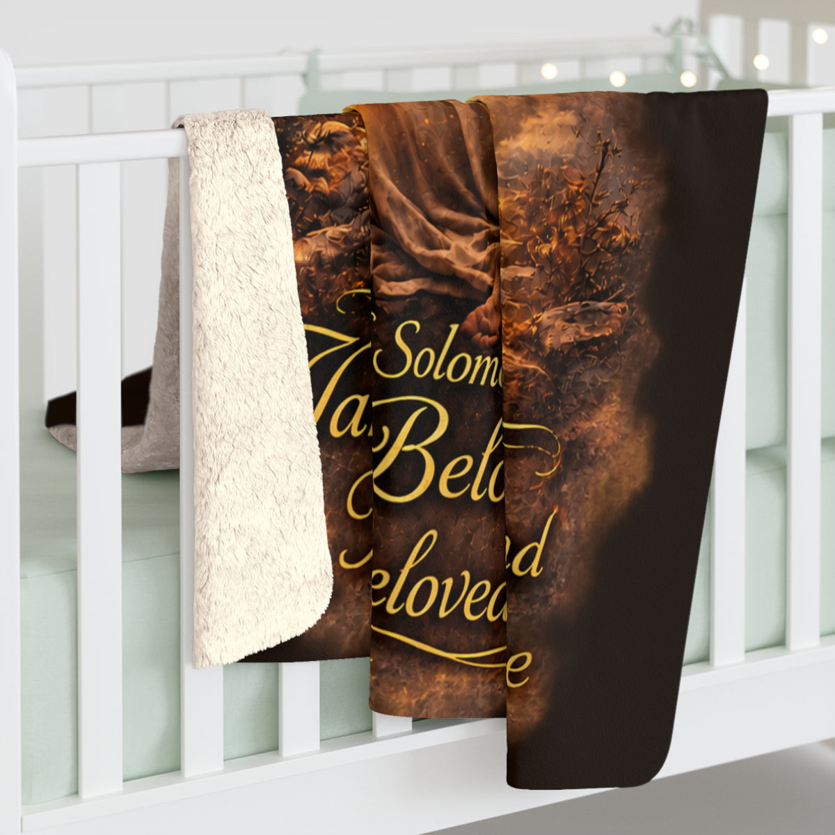"I Am My Beloved's" Song of Solomon 6:3 Inspirational Throw