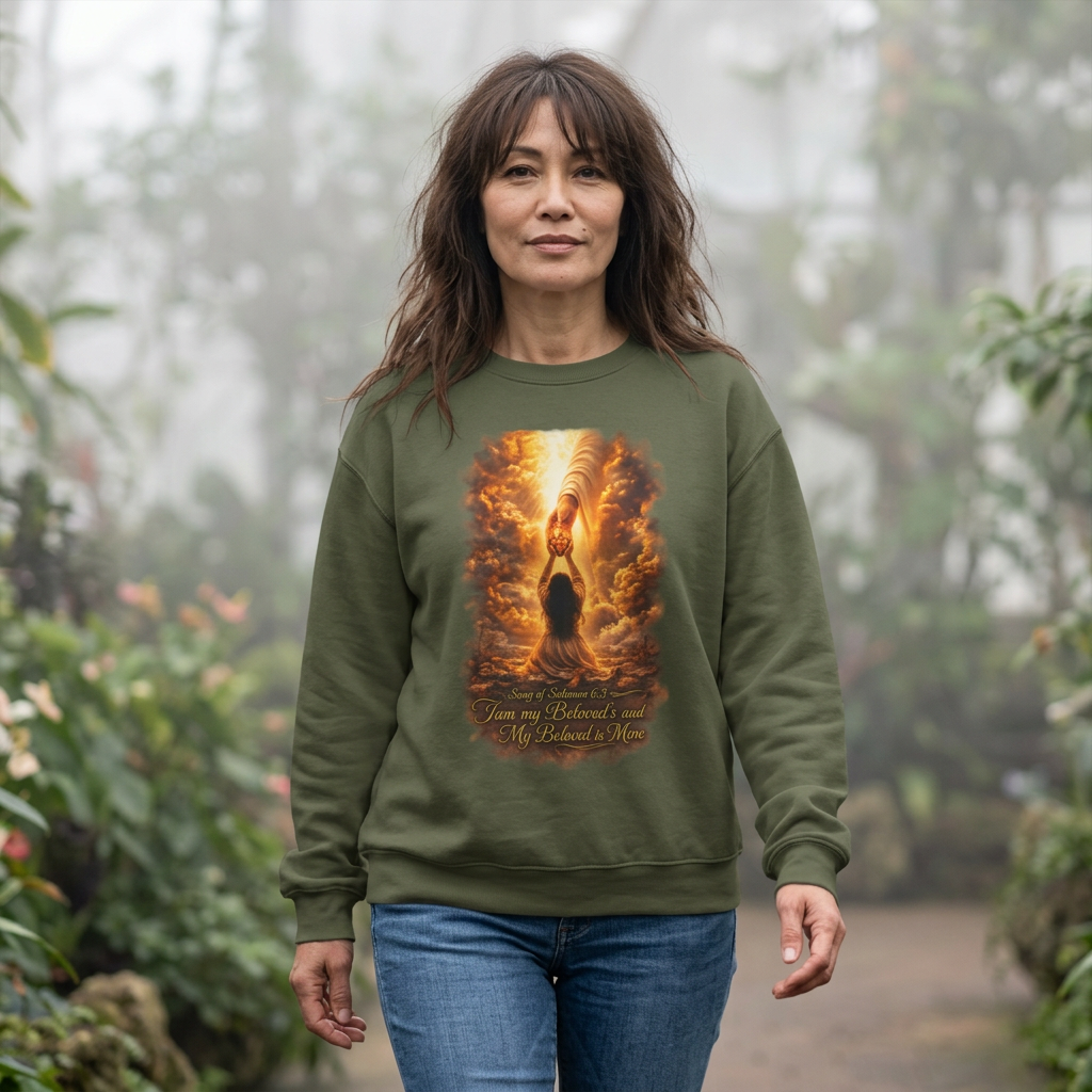 I Am My Beloved’s — Song of Solomon 6:3 Crewneck Sweatshirt