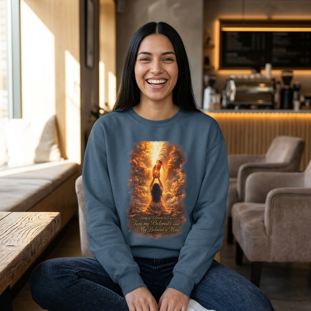 I Am My Beloved’s — Song of Solomon 6:3 Crewneck Sweatshirt