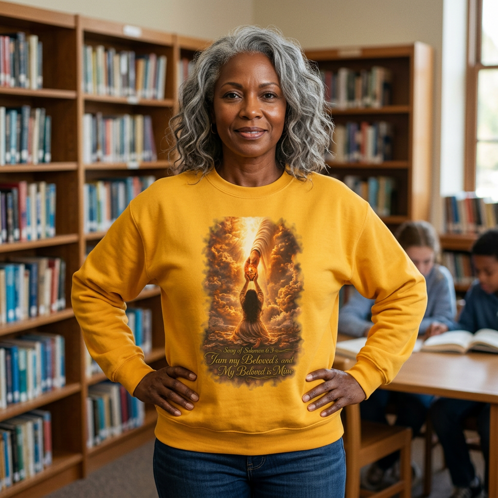 I Am My Beloved’s — Song of Solomon 6:3 Crewneck Sweatshirt