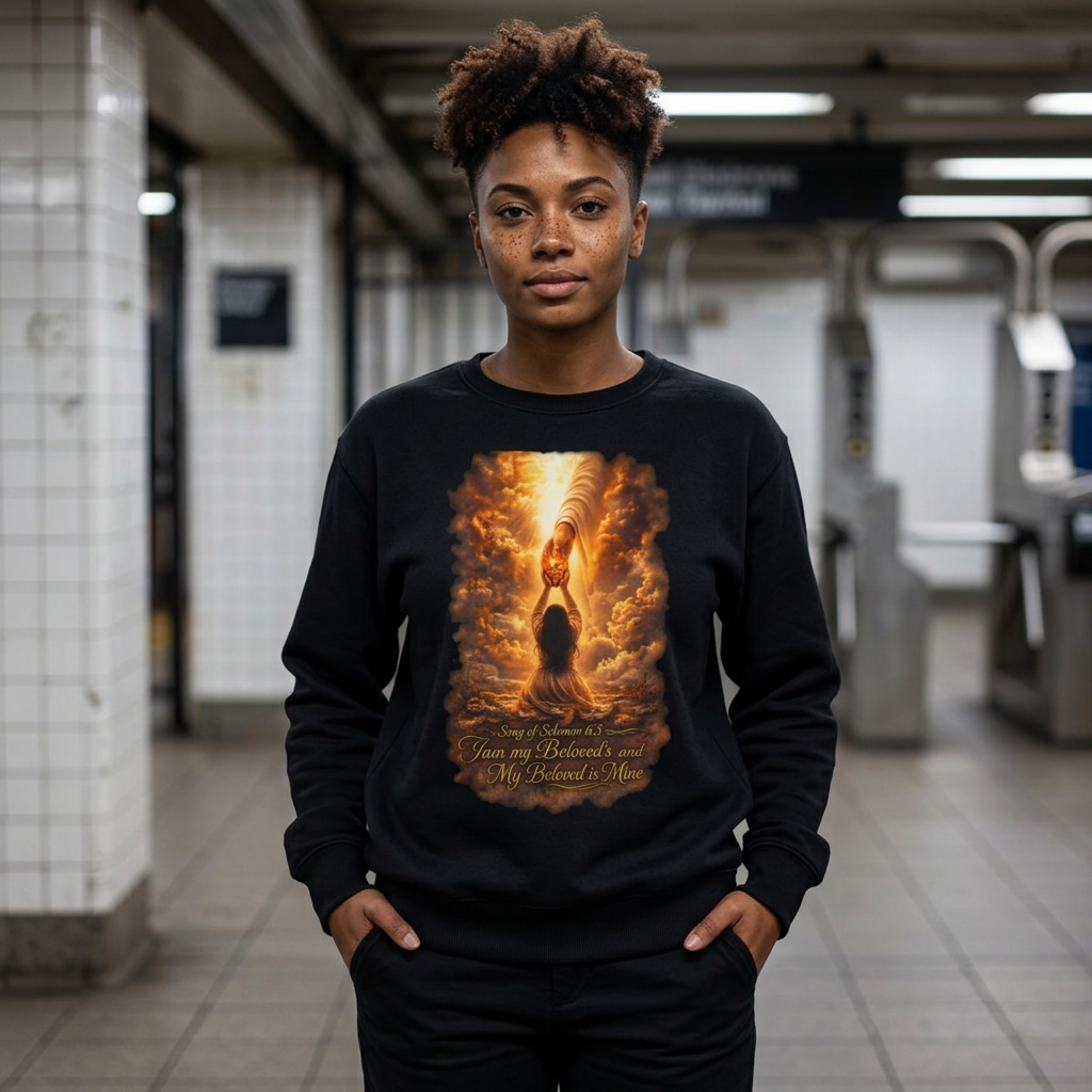 I Am My Beloved’s — Song of Solomon 6:3 Crewneck Sweatshirt