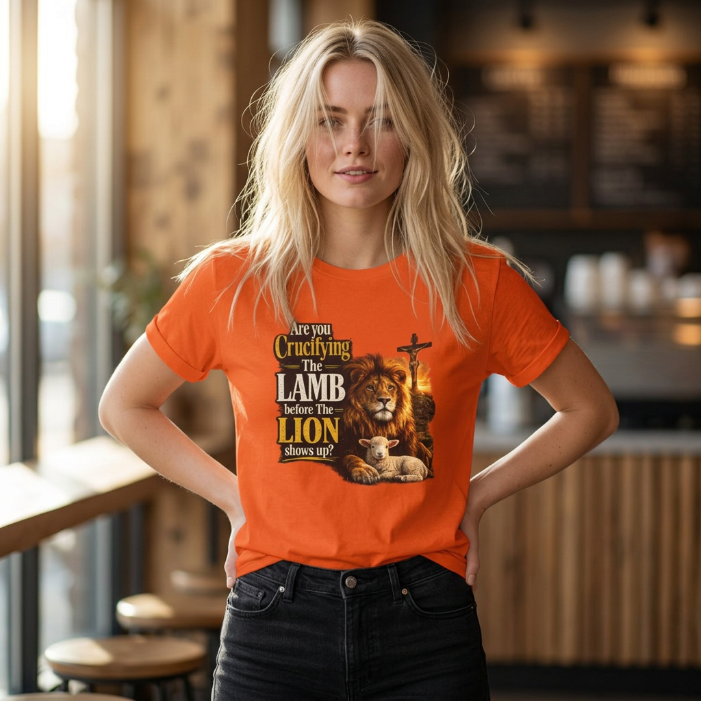 Are you Crucifying the Lamb before The Lion shows up? Unisex Softstyle T-Shirt