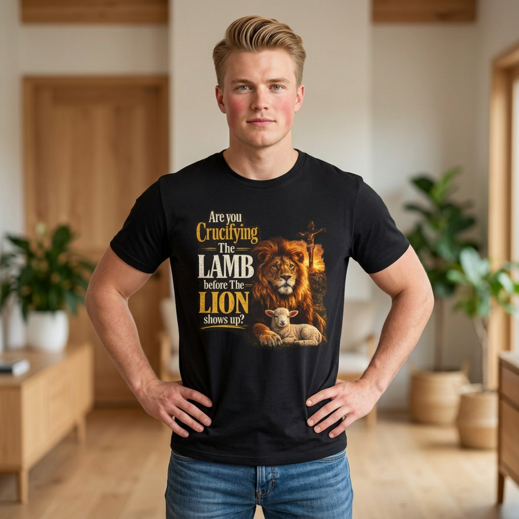 Are you Crucifying the Lamb before The Lion shows up? Unisex Softstyle T-Shirt