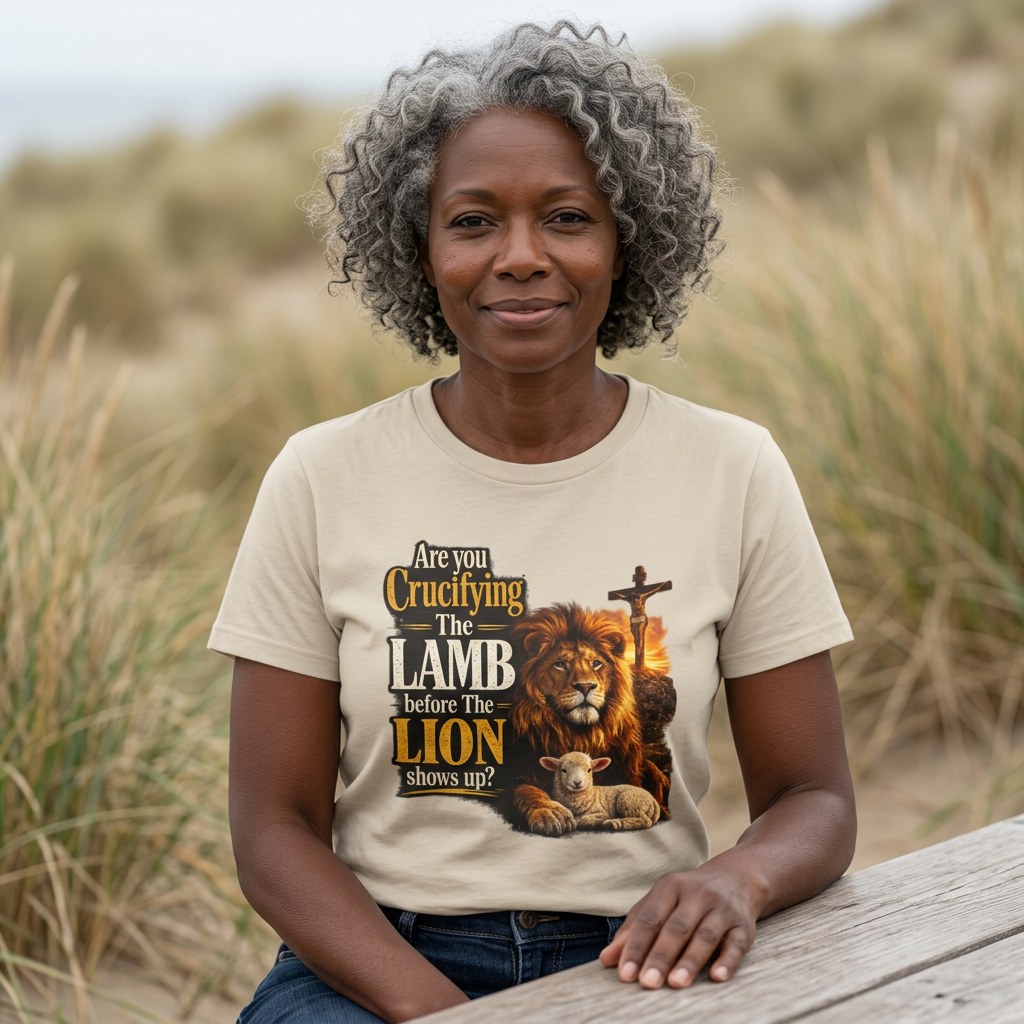 Are you Crucifying the Lamb before The Lion shows up? Unisex Softstyle T-Shirt