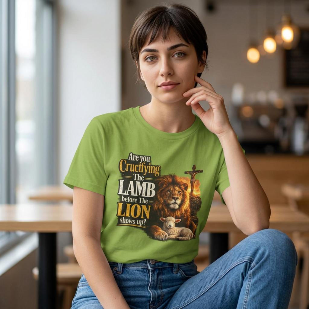 Are you Crucifying the Lamb before The Lion shows up? Unisex Softstyle T-Shirt