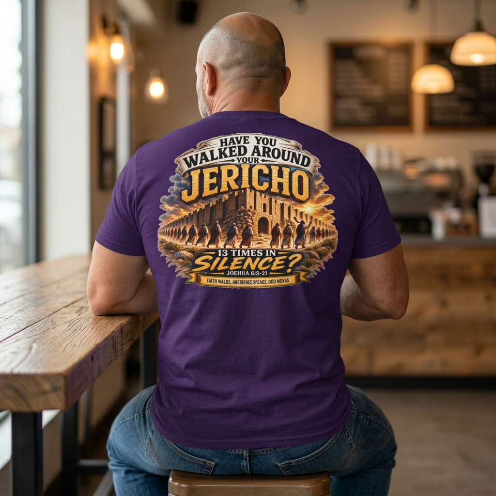 Have You Walked Around Your Jericho T-Shirt — Joshua 6:3-5 Inspirational Faith Tee