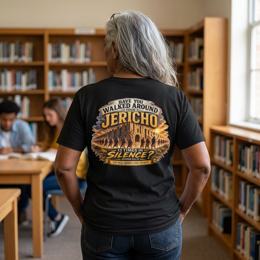 Have You Walked Around Your Jericho T-Shirt — Joshua 6:3-5 Inspirational Faith Tee