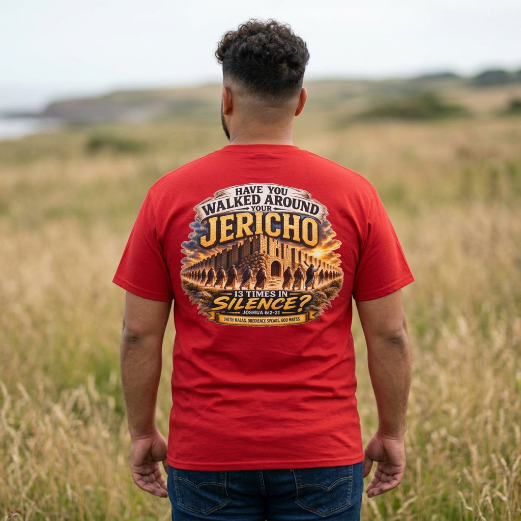 Have You Walked Around Your Jericho T-Shirt — Joshua 6:3-5 Inspirational Faith Tee