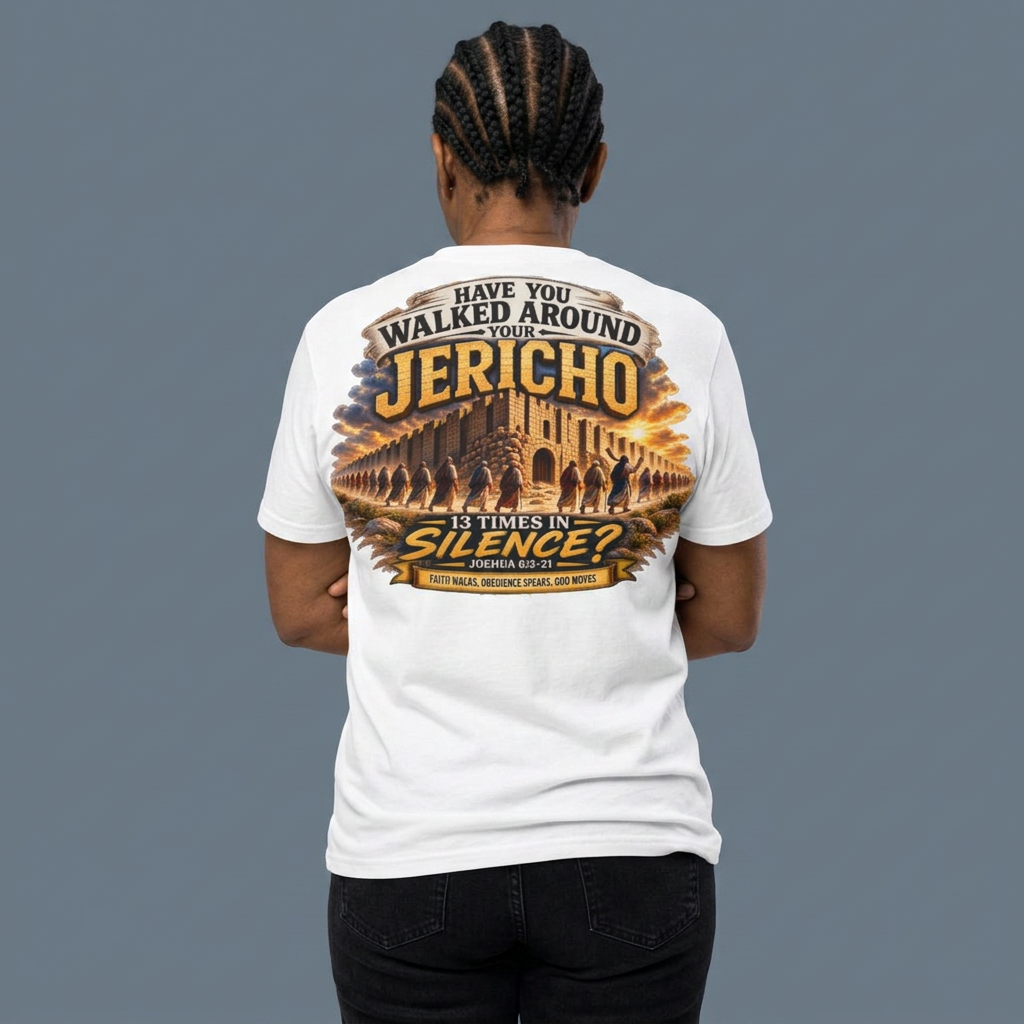 Have You Walked Around Your Jericho T-Shirt — Joshua 6:3-5 Inspirational Faith Tee