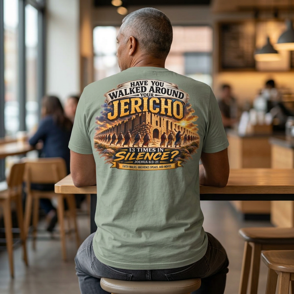 Have You Walked Around Your Jericho T-Shirt — Joshua 6:3-5 Inspirational Faith Tee