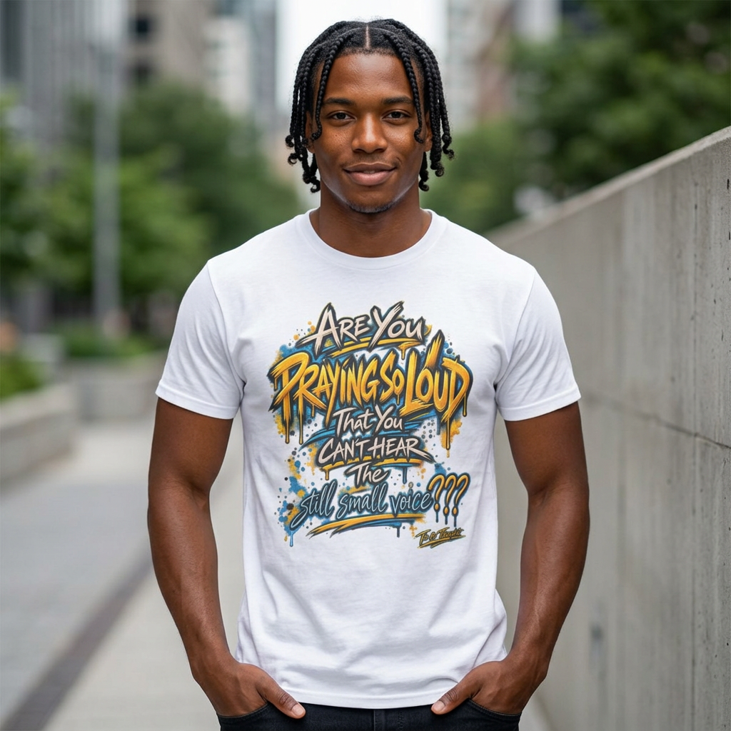 Are You Praying So Loud? — Gildan Softstyle® T-Shirt