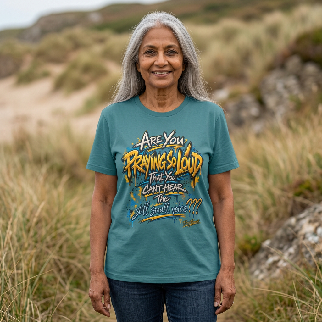 Are You Praying So Loud? — Gildan Softstyle® T-Shirt