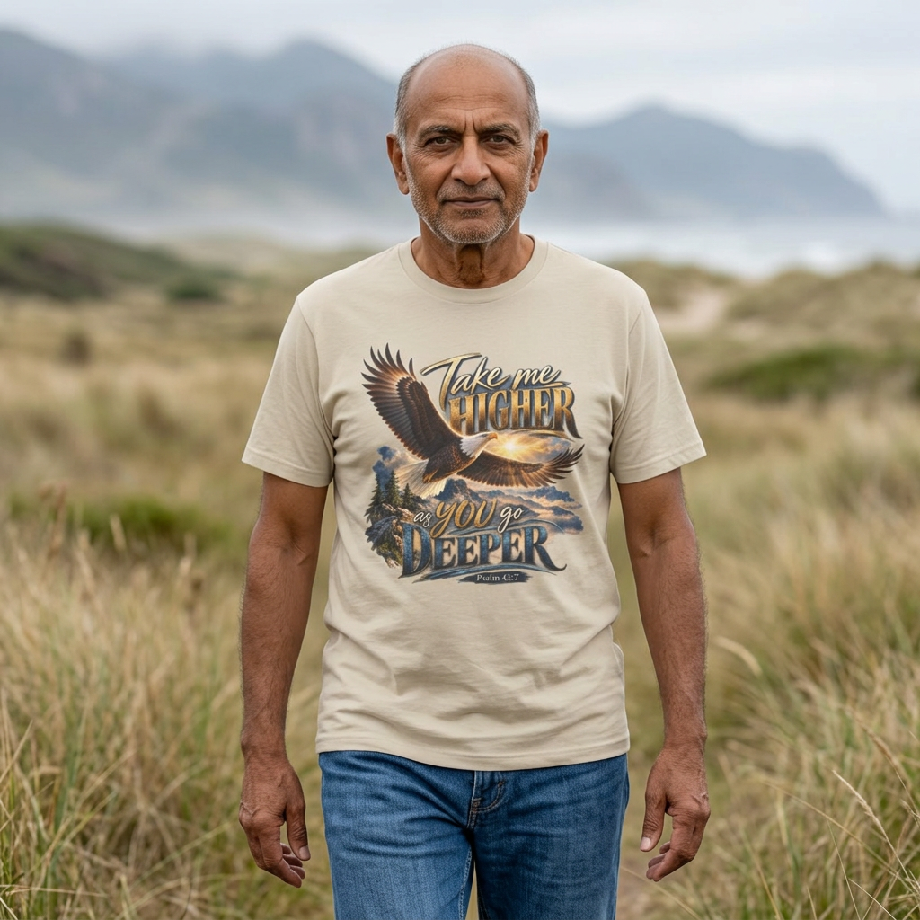 Eagle 'Take Me Higher as You Go Deeper' Graphic T‑Shirt