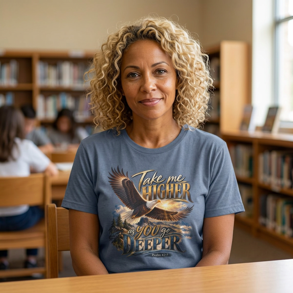 Eagle 'Take Me Higher as You Go Deeper' Graphic T‑Shirt