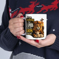 Crucify the Lamb Ceramic Mug – Start Every Morning with a Question