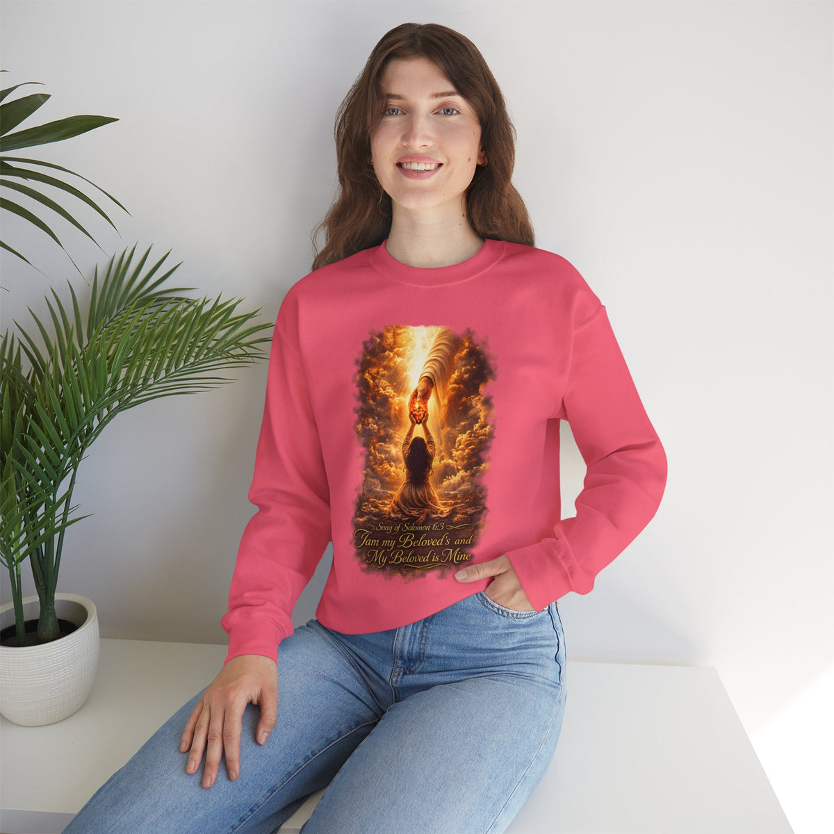 I Am My Beloved’s — Song of Solomon 6:3 Crewneck Sweatshirt