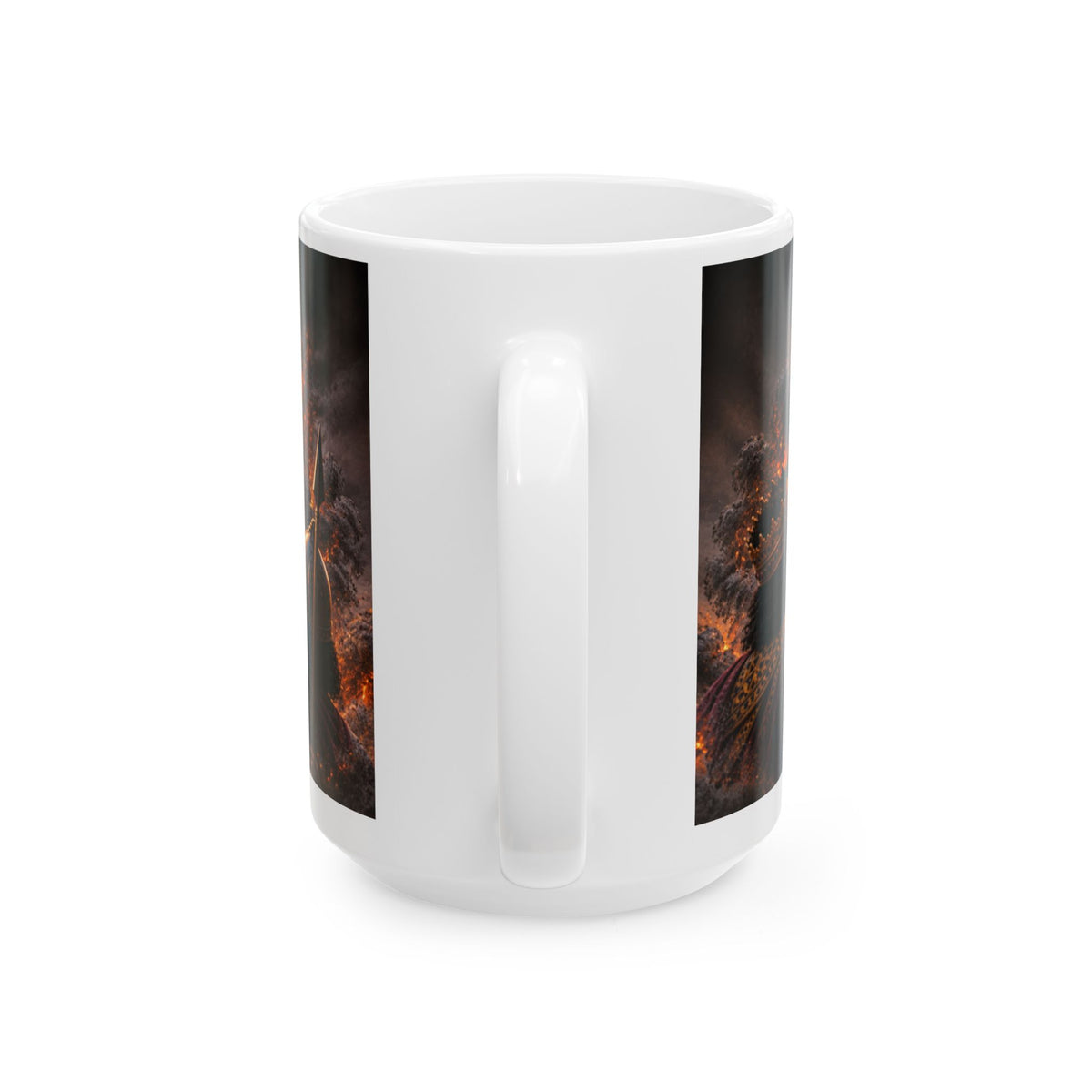 Who Will Be in the Fire With You? — Daniel 3:25 Christian 15oz Coffee Mug