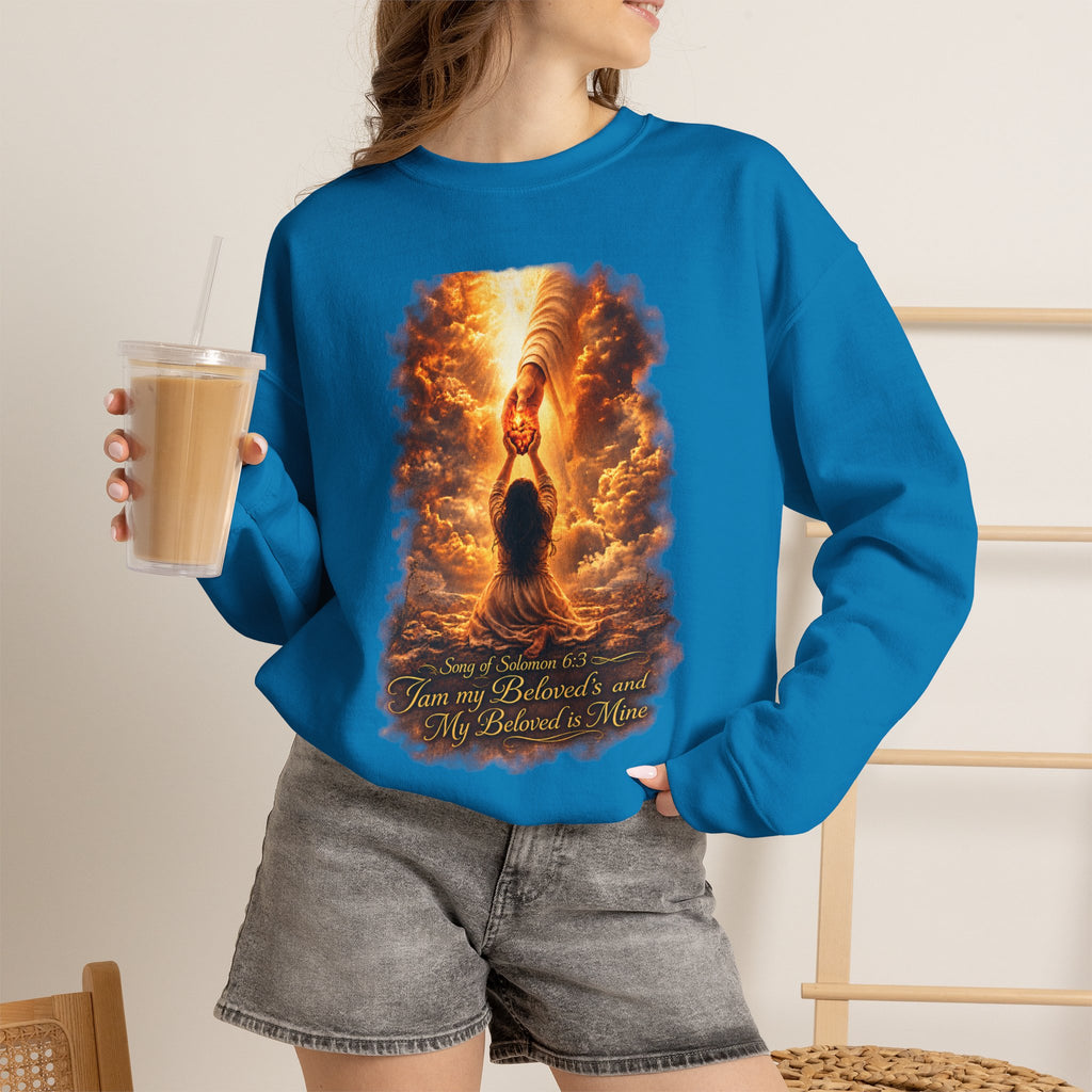I Am My Beloved’s — Song of Solomon 6:3 Crewneck Sweatshirt