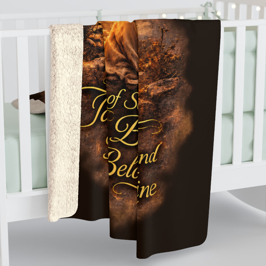 "I Am My Beloved's" Song of Solomon 6:3 Inspirational Throw