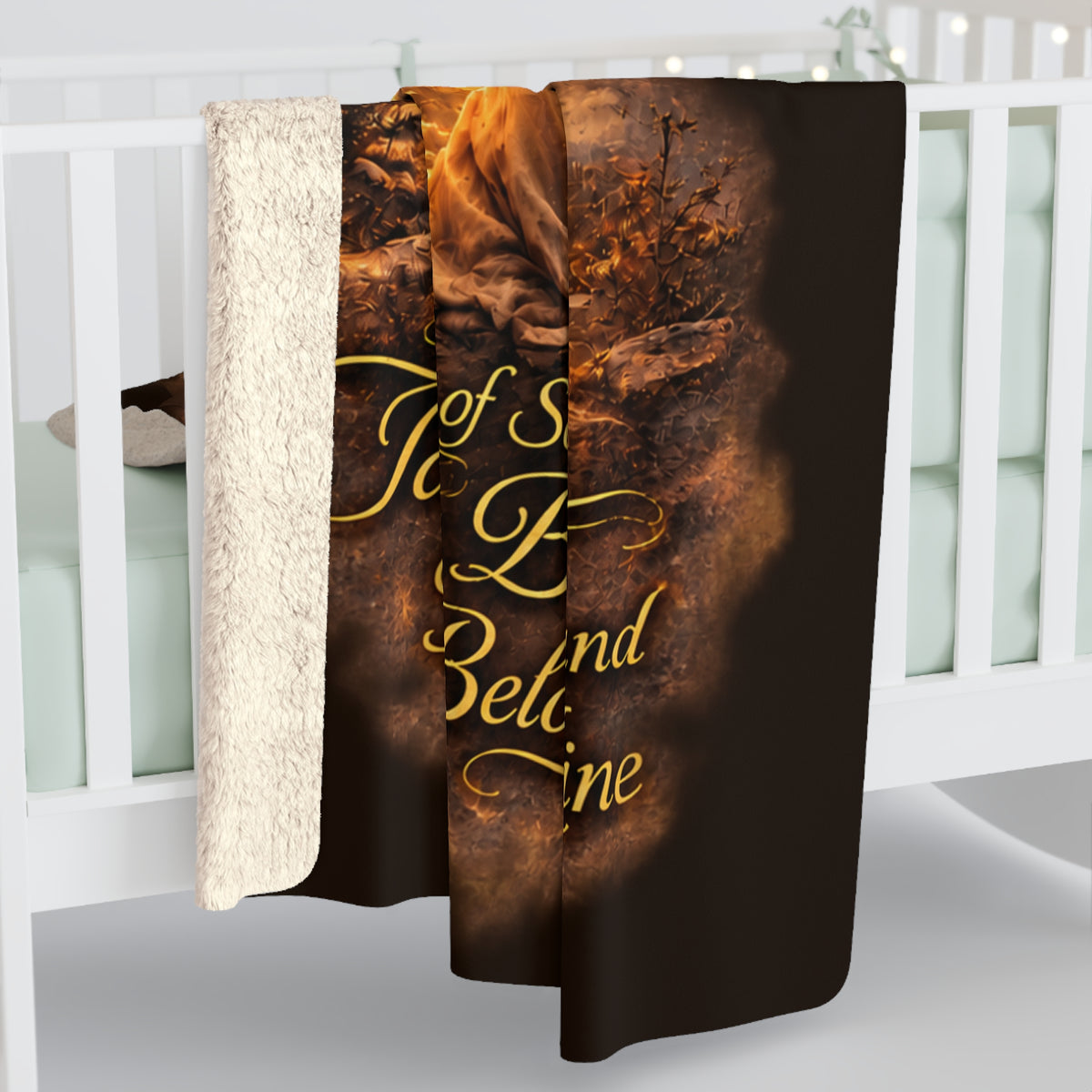 "I Am My Beloved's" Song of Solomon 6:3 Inspirational Throw