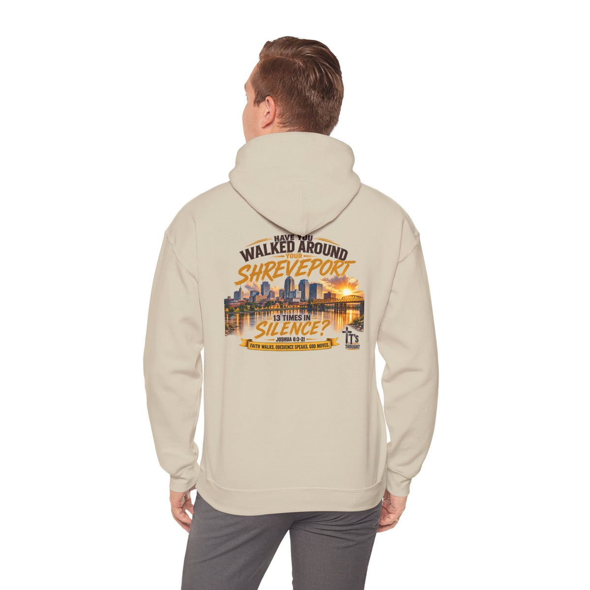 "Have You Walked Around Shreveport 13 Times in Silence?" Graphic Pullover Hoodie